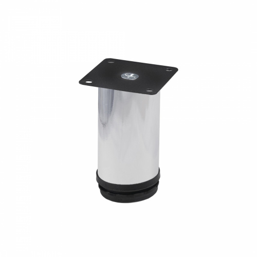 Опора меб. мет. d50 h100 с регул. хром AKS_1