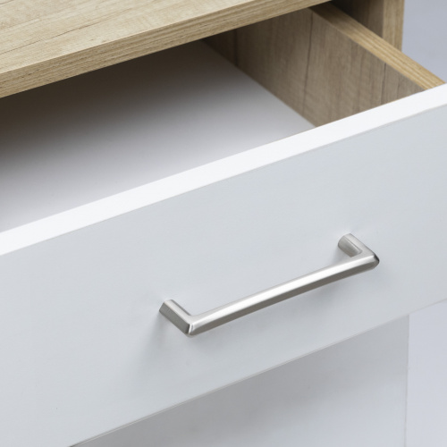 Ручка меб. KUBIC-96, глянцевый никель, AKS_5