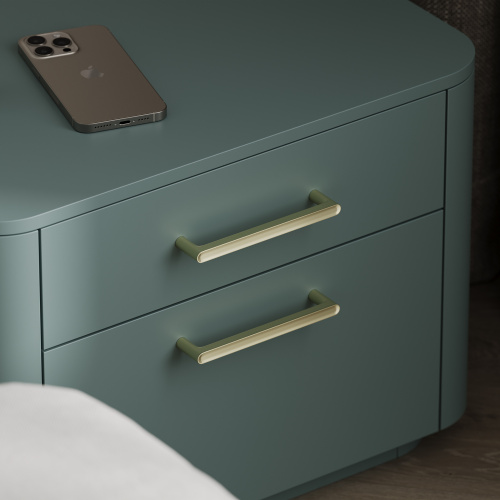 Ручка меб. скоба мет. URBAN 192 брашированное золото, AKS_8