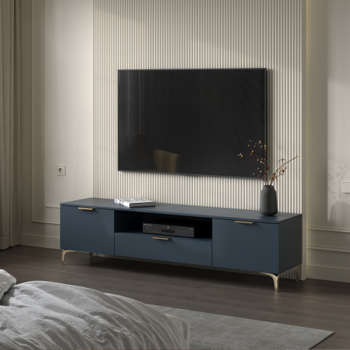 Опора меб. мет. DELI h150 угловая черный муар AKS_6