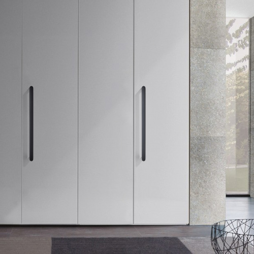 Ручка меб. скоба мет. URBAN 128 черный матовый, AKS_7