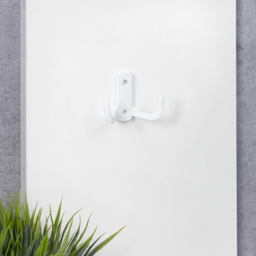 Крючок меб. двухрожковый мет. WP13 белый матовый GRIDLI_4