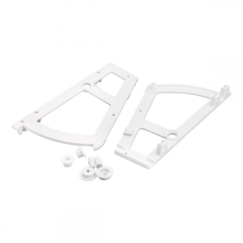 Крепление в шкаф для обуви однорядное, белый РП_1