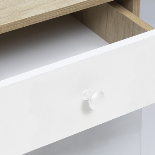 Ручка меб. кнопка мет. TERNI белый, AKS_4