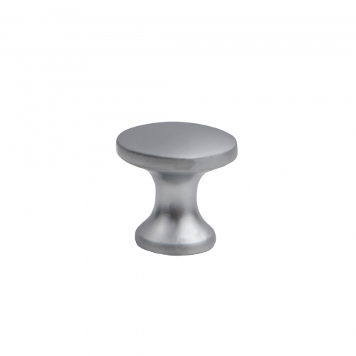 Ручка меб. кнопка мет. ONLY мат хром, AKS_3