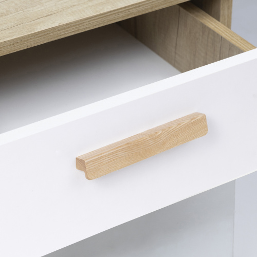 Ручка меб. скоба деревянная MIRA 128 ясень, AKS_5