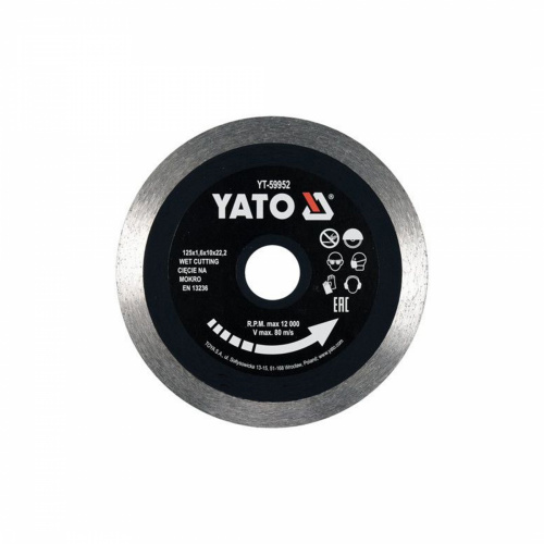 Алмазный диск для плитки 125мм, YATO арт.YT-59952_1