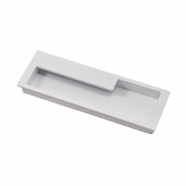 Ручка меб. врезная мет. NOVA 128 матовый белый правая часть AKS