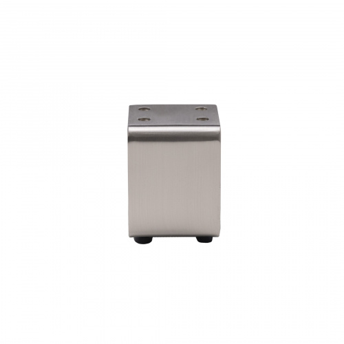 Опора меб. мет. INSIDE h80 инокс AKS_4