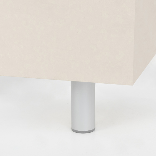 Опора меб. алюм. DAP-77 h150 с регул. алюминий AKS_3