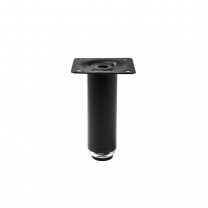 Опора меб. мет. D-150 h150 d30 с регул. черный матовый AKS Опора меб. мет. D-150 h150 d30 с регул. черный матовый AKS