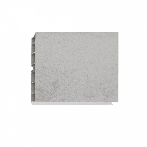 Цоколь мебельный ПВХ h=100 бетон светлый L=3200мм, РФ_1