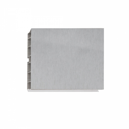 Цоколь мебельный ПВХ h=100 титан новый L=3200мм, РФ_1