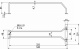 Держатель подвесной для бокалов однорядный 340*65*114, хром AKS_preview_1