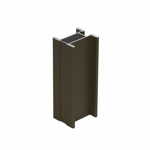 Профиль алюминиевый SENATOR коньяк вертик. Н-образный L-5300 мм АЛЮТЕХ_1