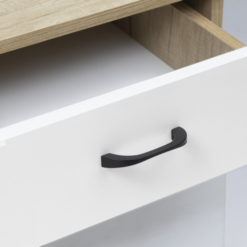 Ручка меб. скоба мет. MALIBU 96 черный матовый, AKS_6