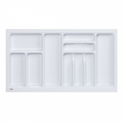 Лоток для столовых приборов 900 BASIC 830*485, белый AKS_1