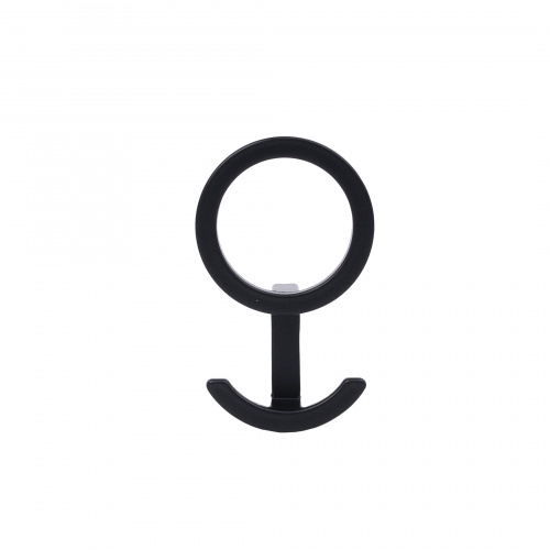 Крючок меб. трехрожковый мет. RONDO черный матовый AKS_3