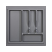 Лоток для столовых приборов 500 STANDARТ (430*430), металлик РП фотография