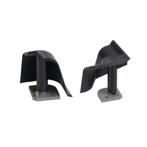 Комплект ПВХ аксессуаров к плинтусу LB38 черный РФ_2