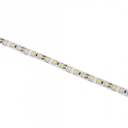 Лента светодиодная - 9,6W/m, 12V, 8мм, 2835, 120 д/м, IP20, теплый белый (3000K) - 5м, AKS_3