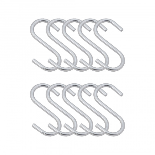 Крючок на трубу d16 (к-т 10шт) хром AKS_2