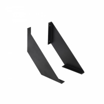 Полкодержатель мет. PLATE 200*200*2.3 черный (1 упак. = 2 шт.) AKS фотография