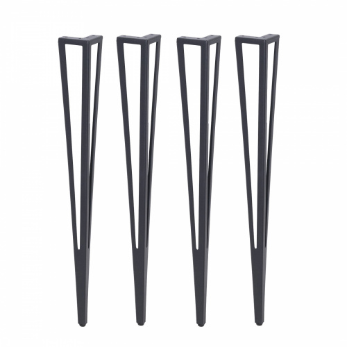 Опора меб. SPACE h720, черный муар (1 упак. = 4 шт.) AKS_1