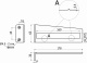 Полкодержатель мет. TREND 65*178 черный AKS_preview_1