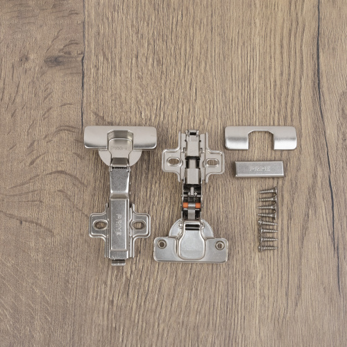 Петля полунакладная с доводчиком 48мм h2 clip-on PRIME by AKS (саморезы, заглушки) (упак. = 2 шт.)_6