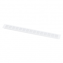 Решетка вентиляционная 800х80мм белая алюминий AKS фотография