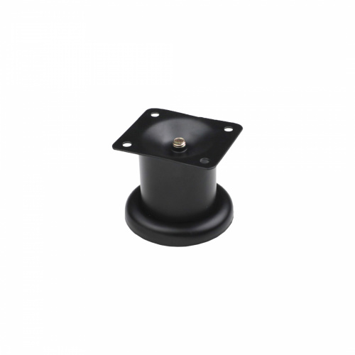 Опора меб. мет. TB019 (B140) d50 h60 черный AKS_1