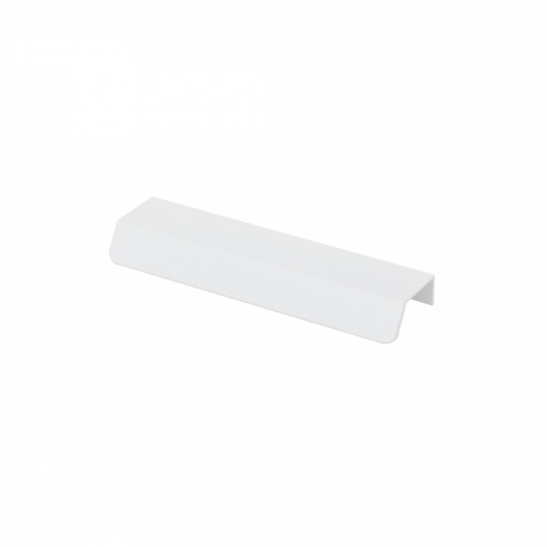 Ручка меб. накладная алюм. GEOS 128/150 белый матовый, AKS_1