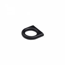 Ручка меб. кнопка мет. OLYMPIA черный матовый, AKS фотография