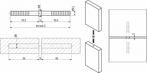 Соединитель фасадов 5.1x70 РП_2