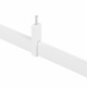 Держатель штанги гардеробной прямоуг. FAME/2 проходной, белый AKS_preview_1