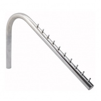 Вешалка трубы d25 (537А), хром AKS фотография