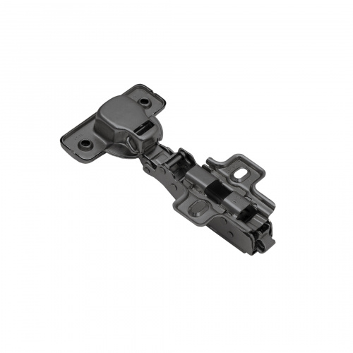 Петля накладная без пружины 45мм h0 сlip-on PRIME by AKS черный никель (саморезы, заглушки) (упак. = 2 шт.)_4