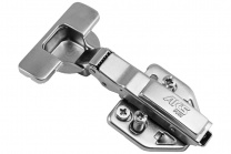 Петля накладная с доводчиком 48мм h3 clip-on AKS PLUS 3D (еврошурупы, заглушки) фотография