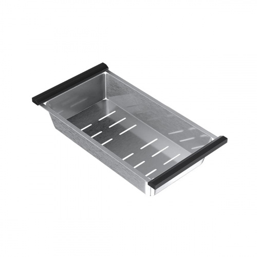 Коландер для мойки, нержавеющая сталь, 333*205мм, AKS_1