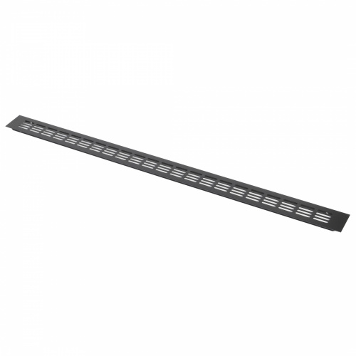 Решетка вентиляционная 800х60мм черная алюминий AKS _1