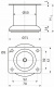 Опора меб. мет. TB019 (B140) d50 h100 черный AKS_preview_1