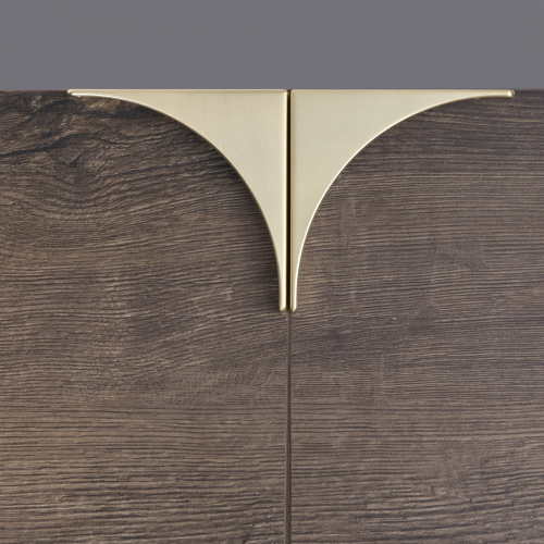 Ручка меб. скоба мет. ANGEL 64, брашированное золото, AKS_7