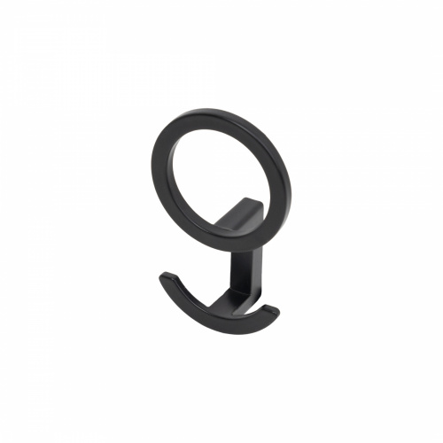 Крючок меб. трехрожковый мет. RONDO черный матовый AKS_1