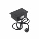 Выдвижной удлинитель Nova 4, 1 розетка, 2xUSB, черный, AKS_preview_1