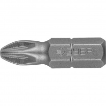 Бита кованая PZ2, 25 мм, МС ЗУБР (упак. = 2 шт.) фотография