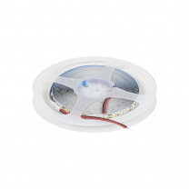 Лента светодиодная - 9,6W/m, 12V, 8мм, 2835, 120 д/м, IP20, холодный белый (6000K), CRI>70, 800 Lm, 5м, CZ фотография