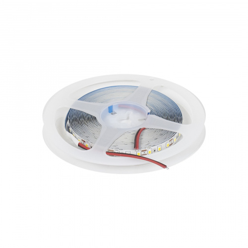 Лента светодиодная - 9,6W/m, 12V, 8мм, 2835, 120 д/м, IP20, холодный белый (6000K), CRI>70, 800 Lm, 5м, CZ_1