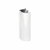 Профиль алюминиевый SENATOR белый гляней вертик. открытый АЛЮТЕХ (L-5300) (05.RAL9016) фотография