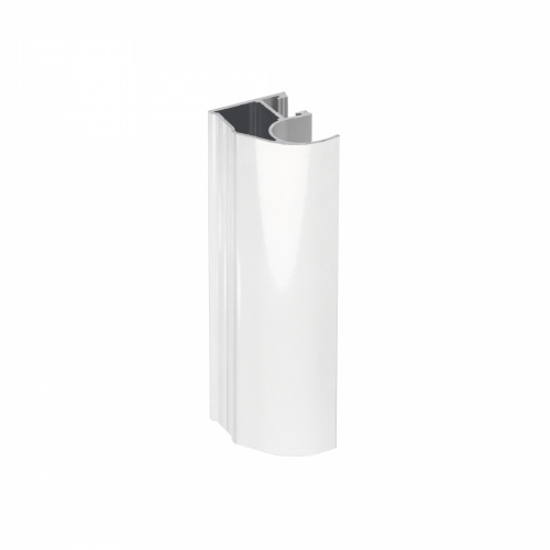 Профиль алюминиевый SENATOR белый гляней вертик. открытый АЛЮТЕХ (L-5300) (05.RAL9016)_1